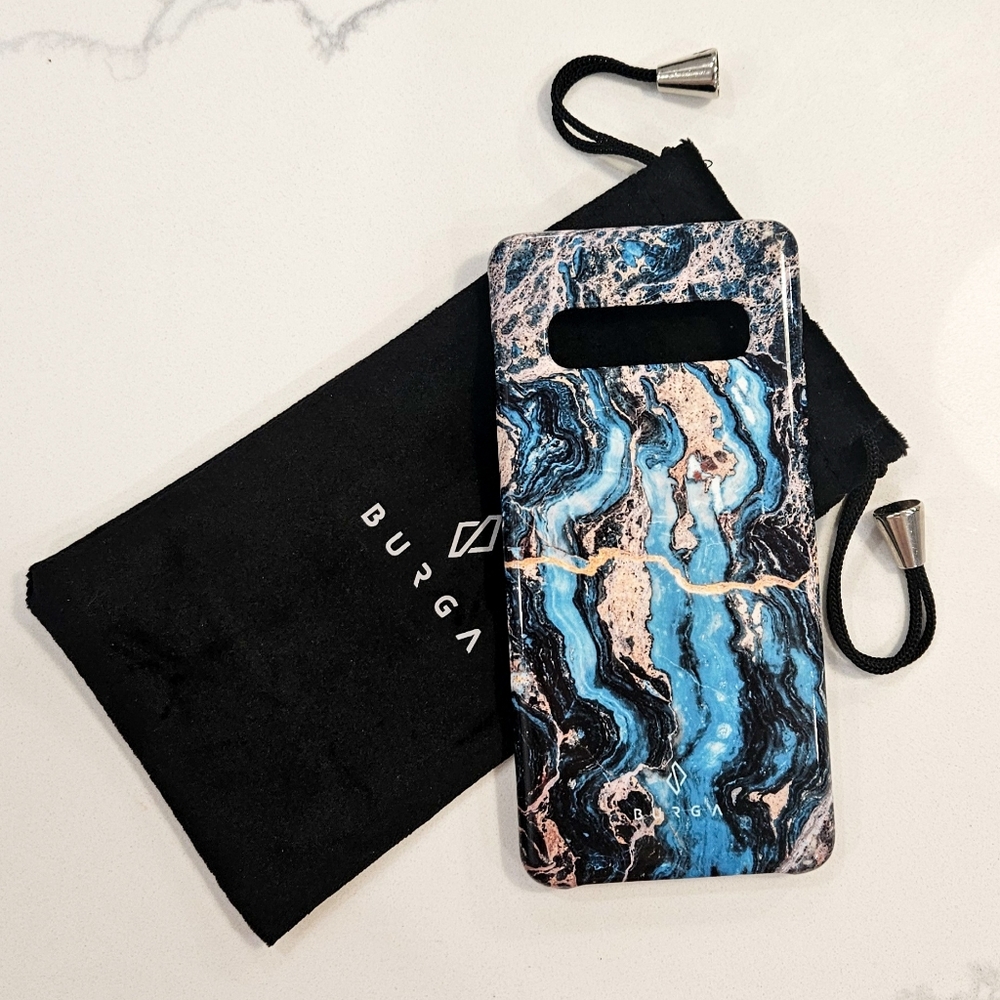 BURGA - Samsung Gakaxy S10 - Blue Marble Phone Case